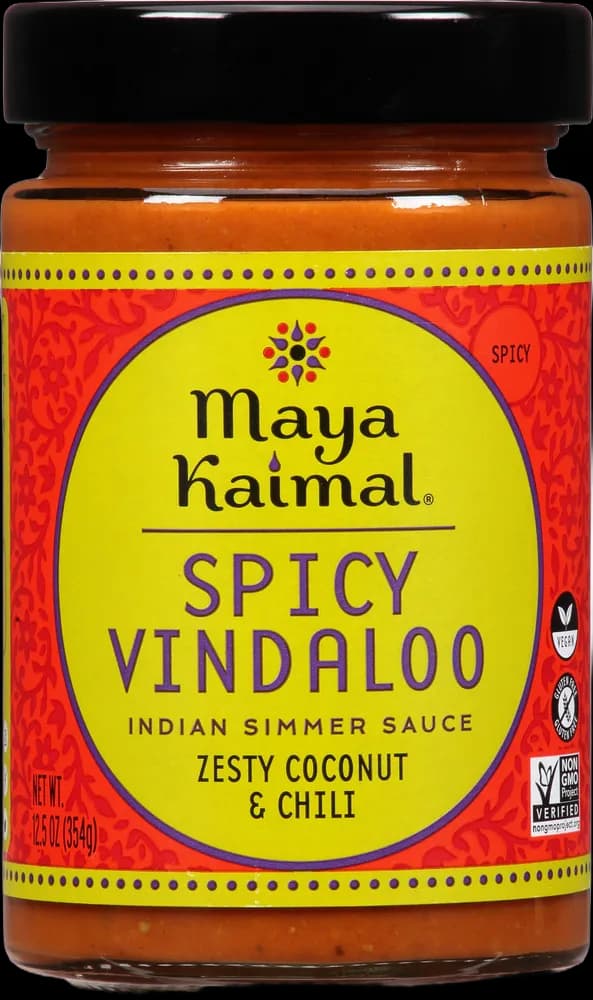 Maya Kaimal Spicy Vindaloo Indian Simmer Sauce