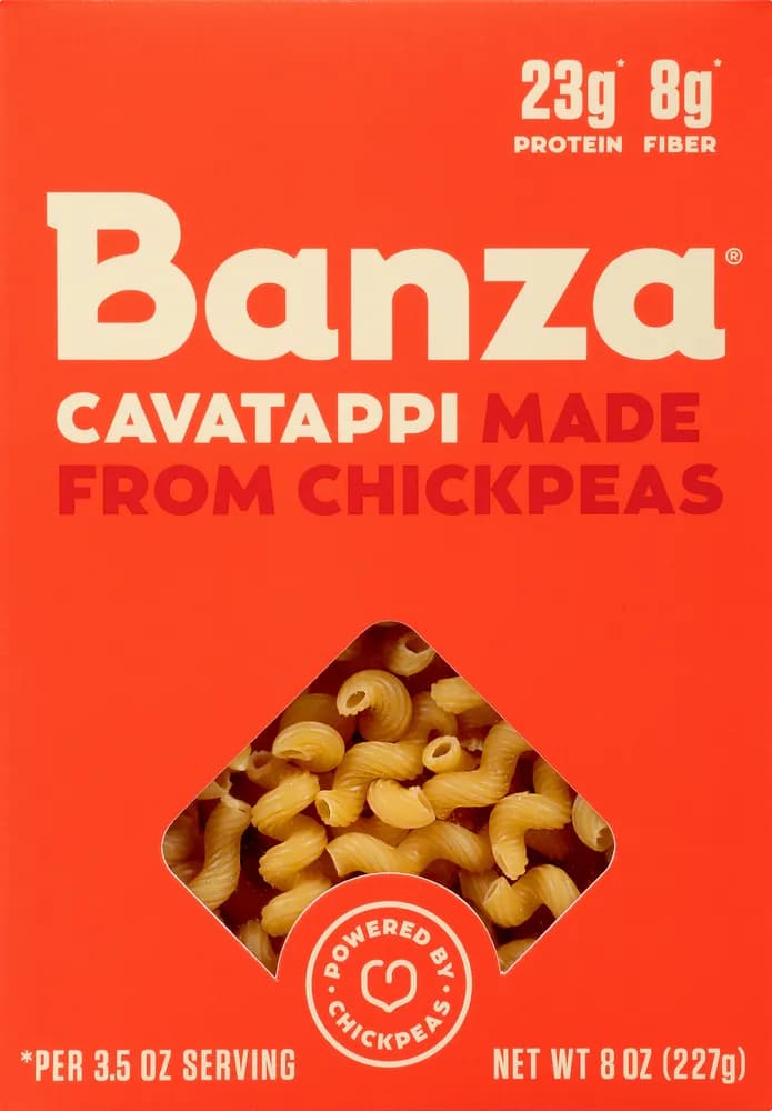 Banza Cavatappi, Made from Chickpeas
