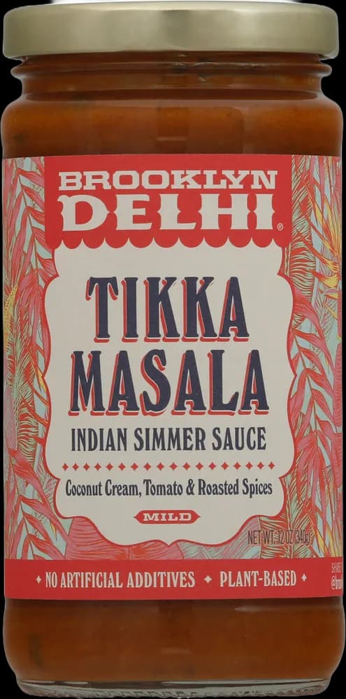Brooklyn Delhi Indian Simmer Sauce, Tikka Masala, Mild