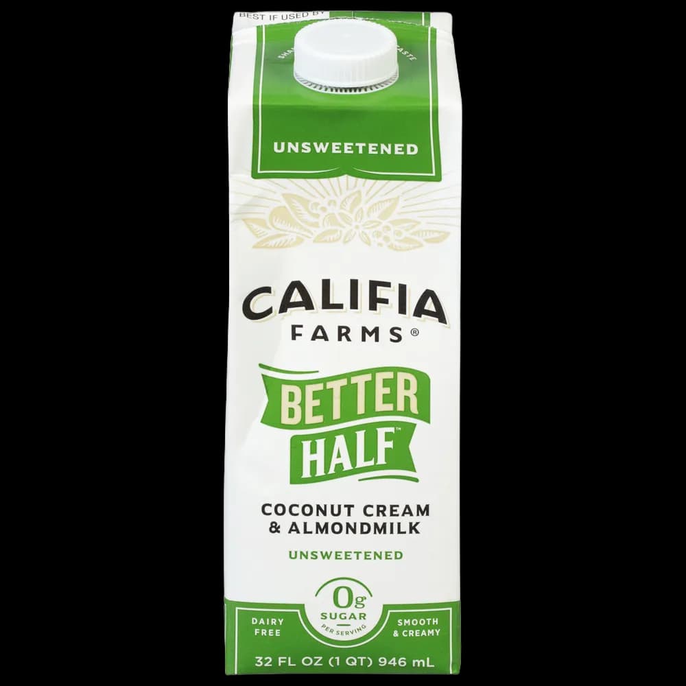 Califia Farms Better Half Coconut Cream & Almondmilk, Unsweetened