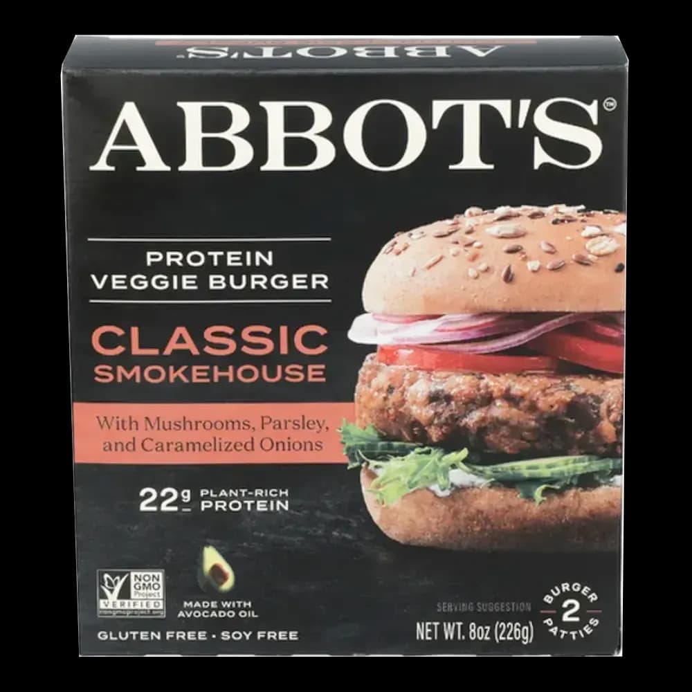 Abbot’s Protein Veggie Burger – Classic Smokehouse