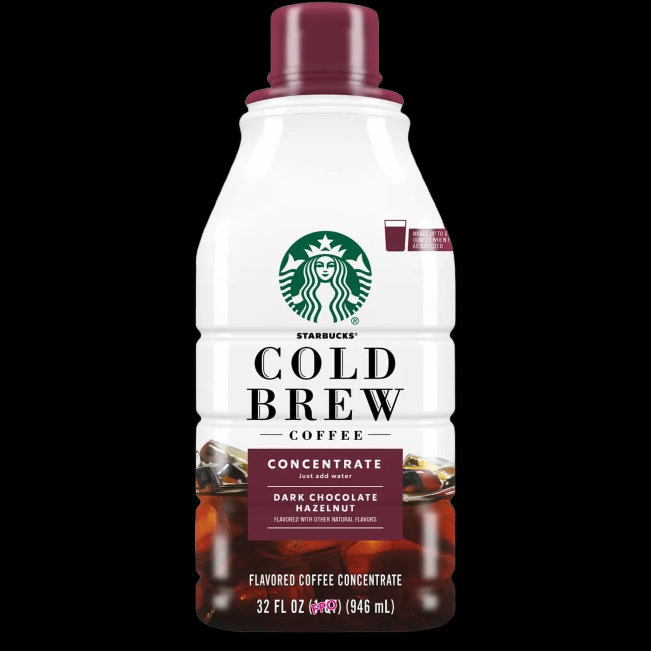 Starbucks Cold Brew Coffee Concentrate Dark Chocolate Hazelnut