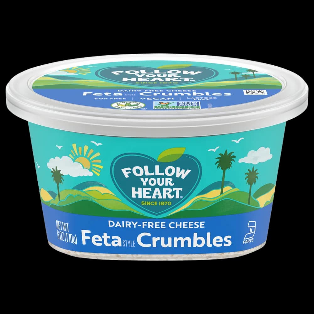 Follow Your Heart Dairy Free Vegan Feta Style Crumbles Cheese