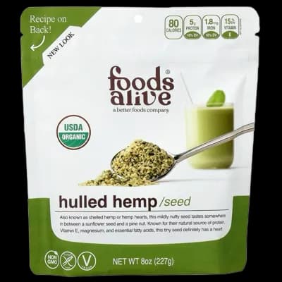 Foods Alive Organic Hulled Hemp Seeds