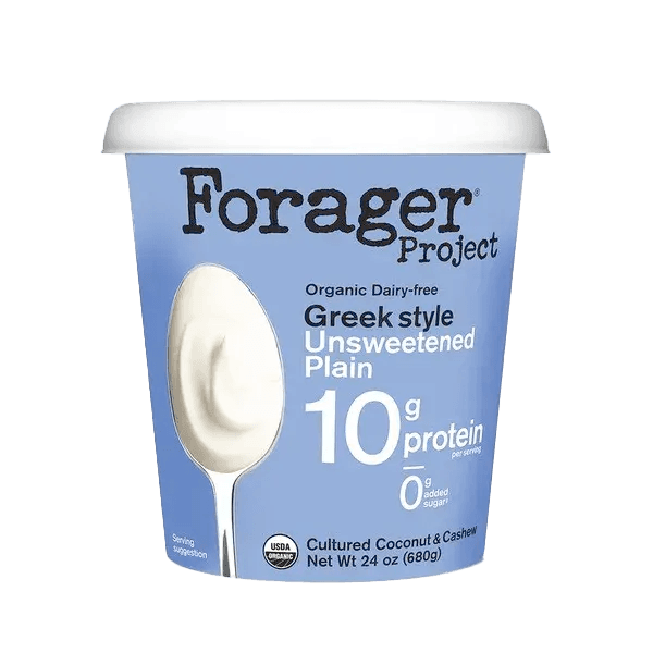 Forager Project Unsweetened Plain Greek‑Style Yogurt (10 g protein)
