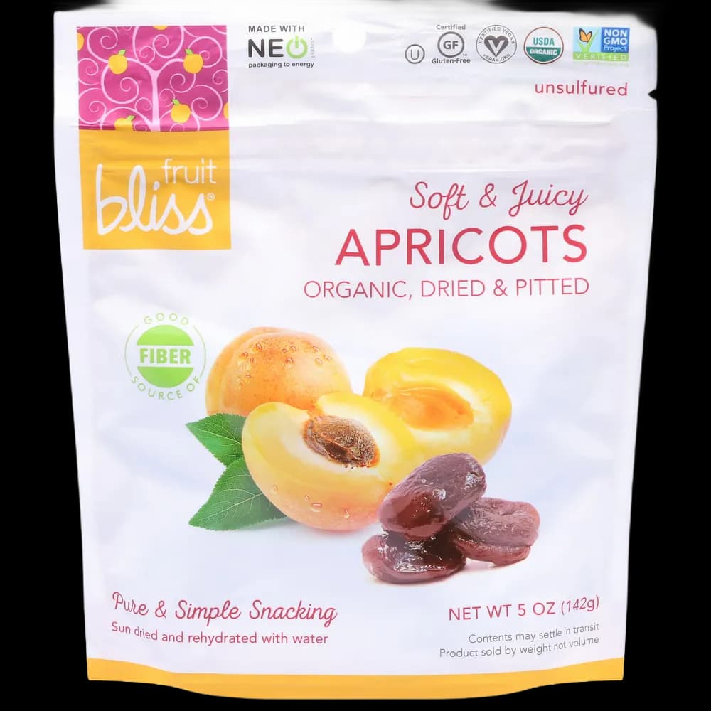 Fruit Bliss Apricots, Organic, Dried & Pitted