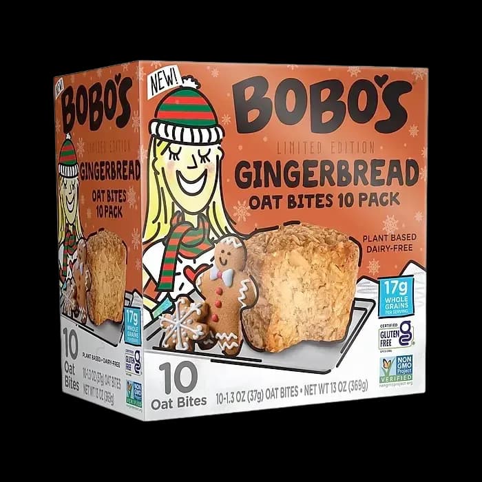 Bobo’s Gingerbread Oat Bites