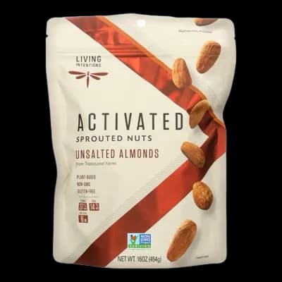 Living Intentions Almonds - Sprouted - Unsalted