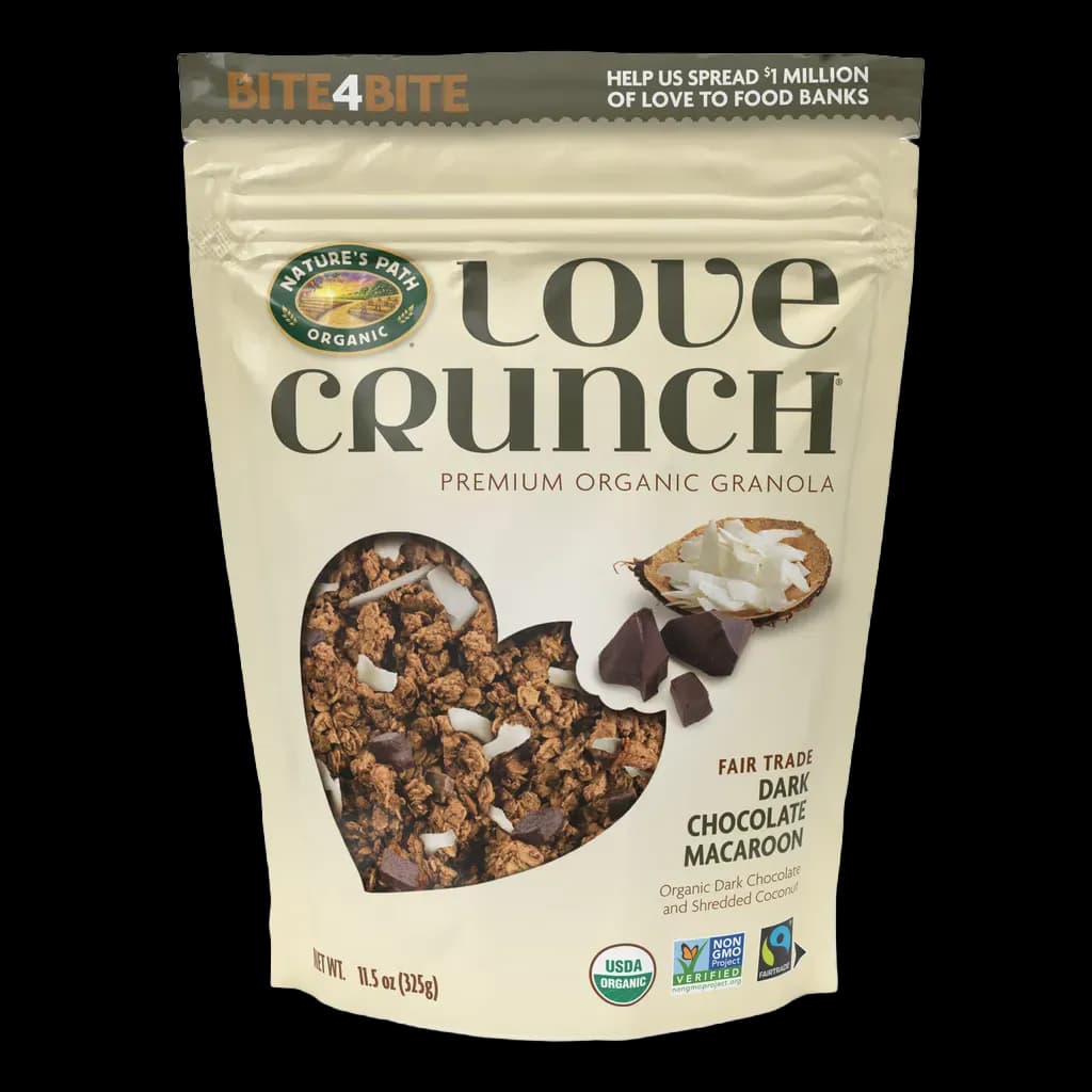 Nature's Path Organic Love Crunch Granola, Dark Chocolate & Coconut, Premium, Organic