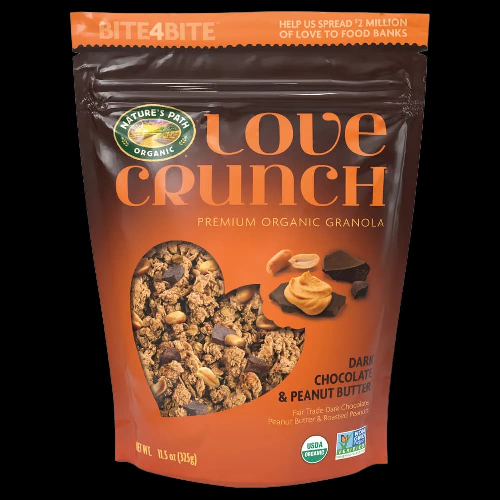 Nature's Path Organic Love Crunch Granola, Dark Chocolate & Peanut Butter