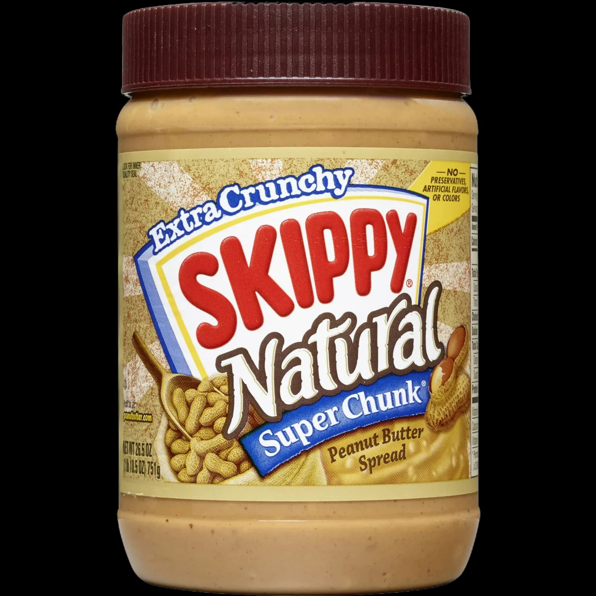 Skippy Natural Super Chunk Peanut Butter Spread