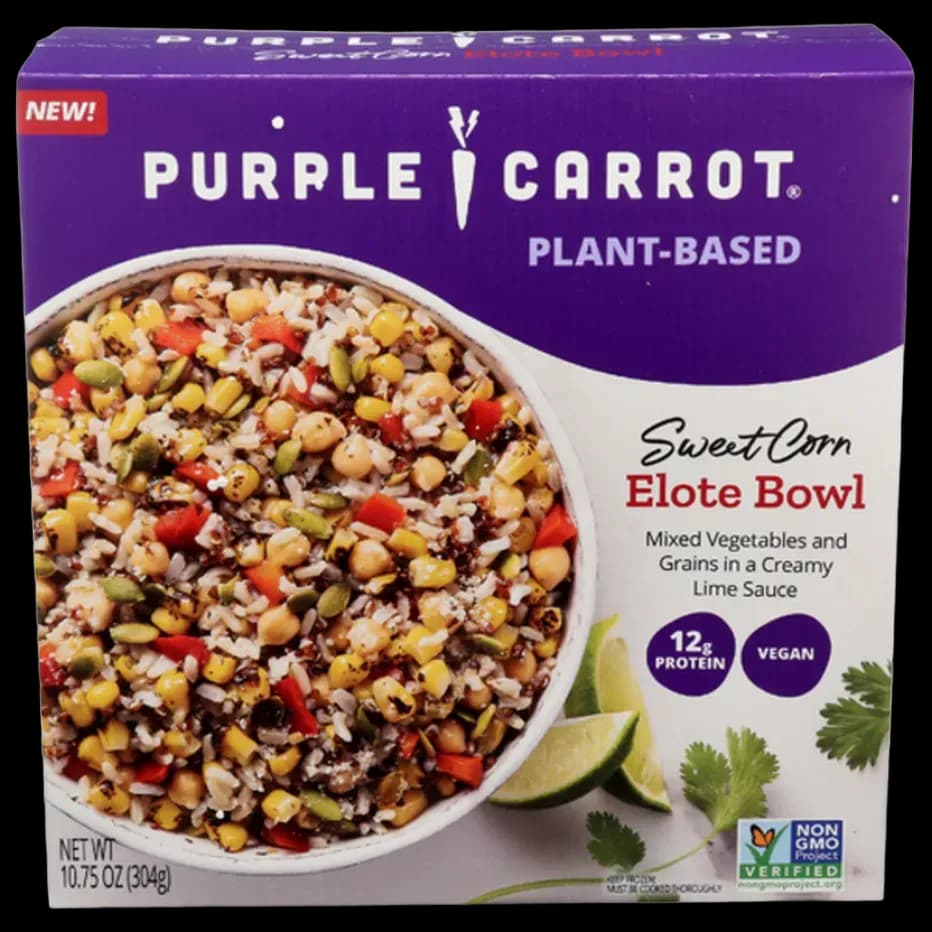 Purple Carrot Plant‑Based Sweet Corn Elote Bowl