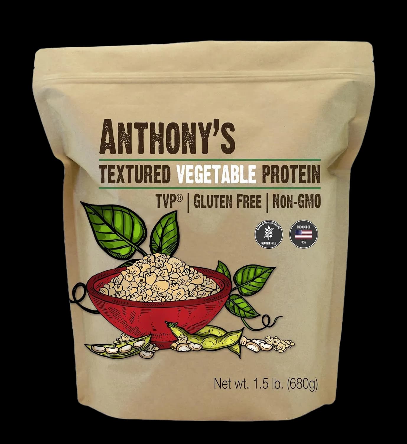 Anthony’s Textured Vegetable Protein