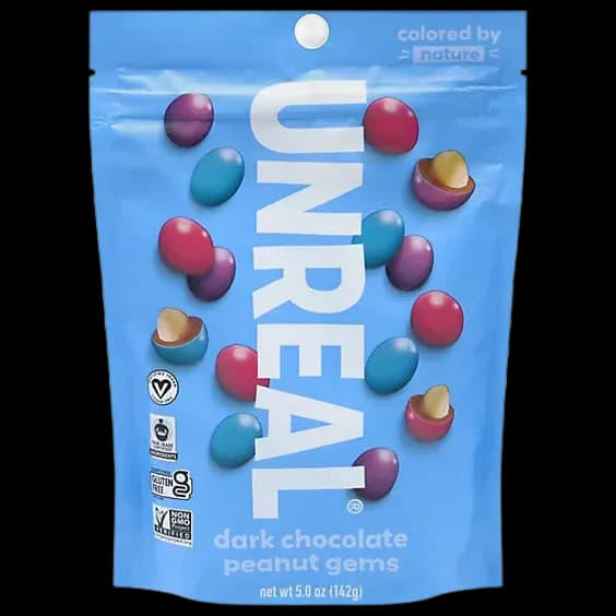 UNREAL Dark Chocolate Peanut Gems