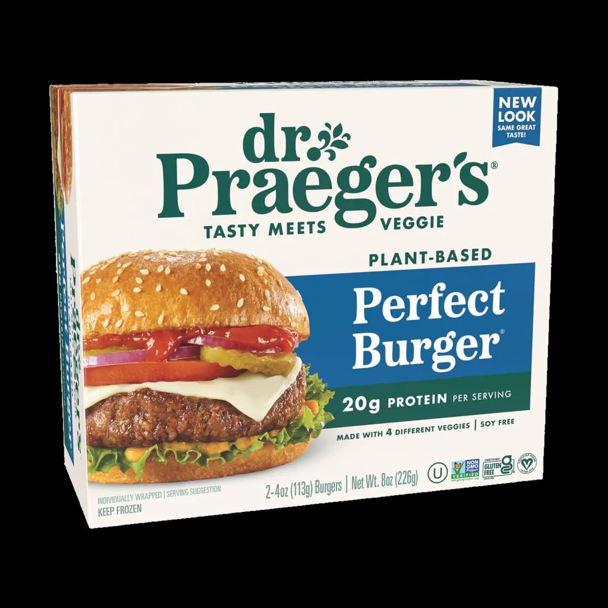 Dr. Praeger’s Tasty Meets Veggie Perfect Burger