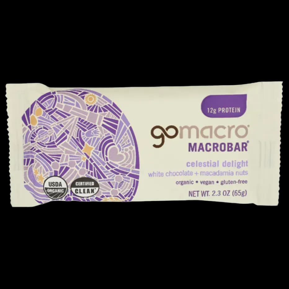 GoMacro Organic White Chocolate + Macadamia Nuts MacroBar